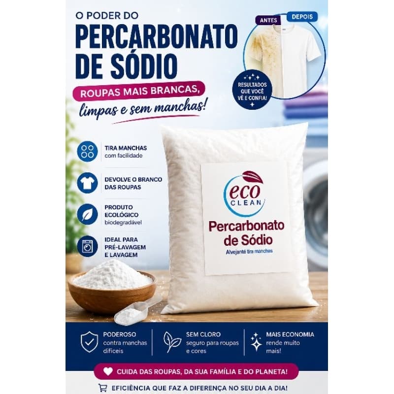 Percarbonato de Sódio Eco Clean