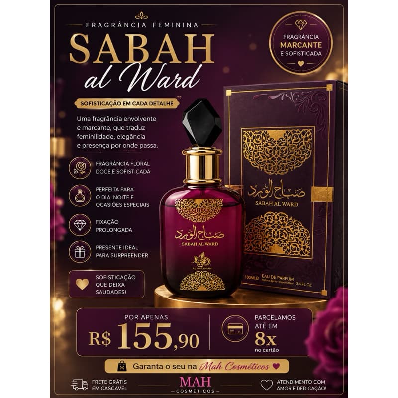 Perfume árabe Sabah al Ward