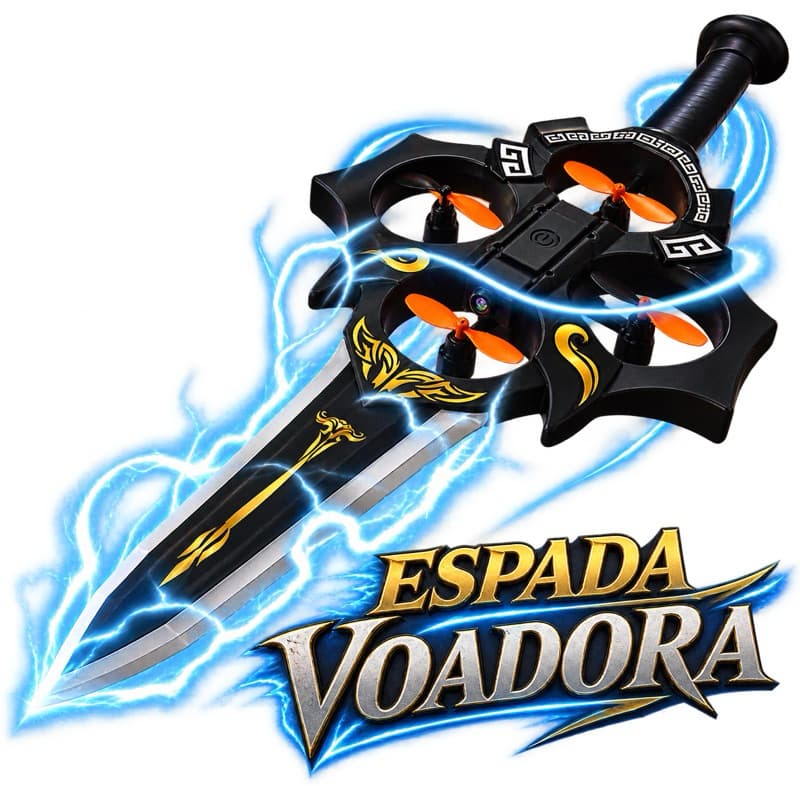Espada Voadora Drone Controle Remoto Brinquedo Infantil