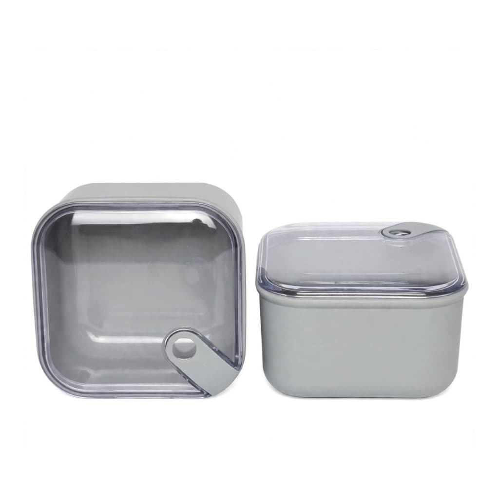 Kit 2 Potes Herméticos Cozinha Click 1600ml Organizador