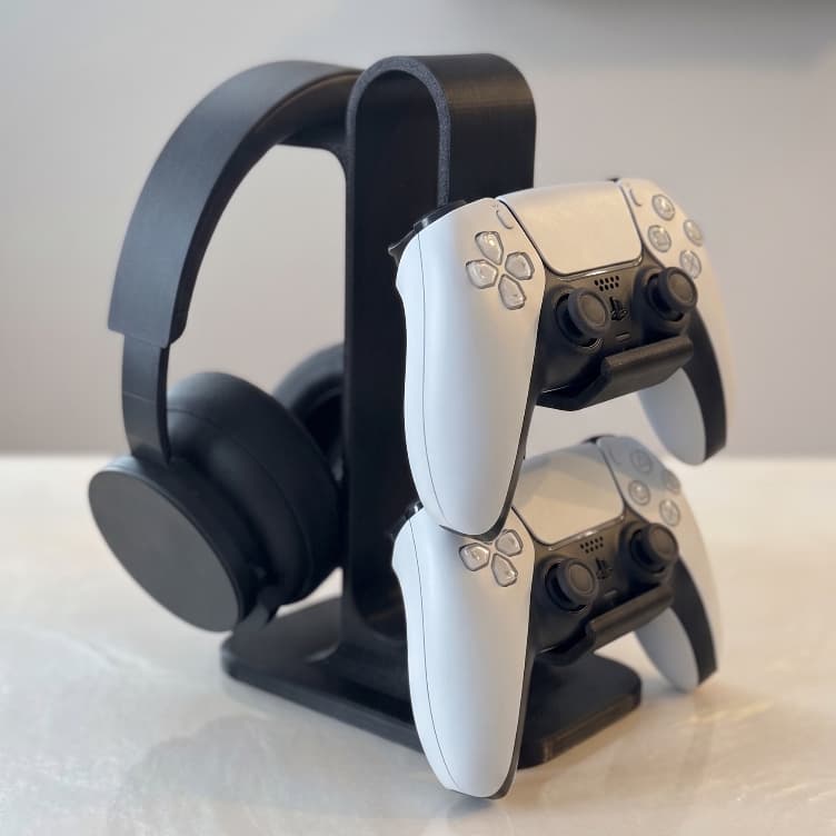 Base Suporte para Controles e Fones de ouvido | Playstation | PS5 | PS4 | Xbox - Modelo Gamer Universal