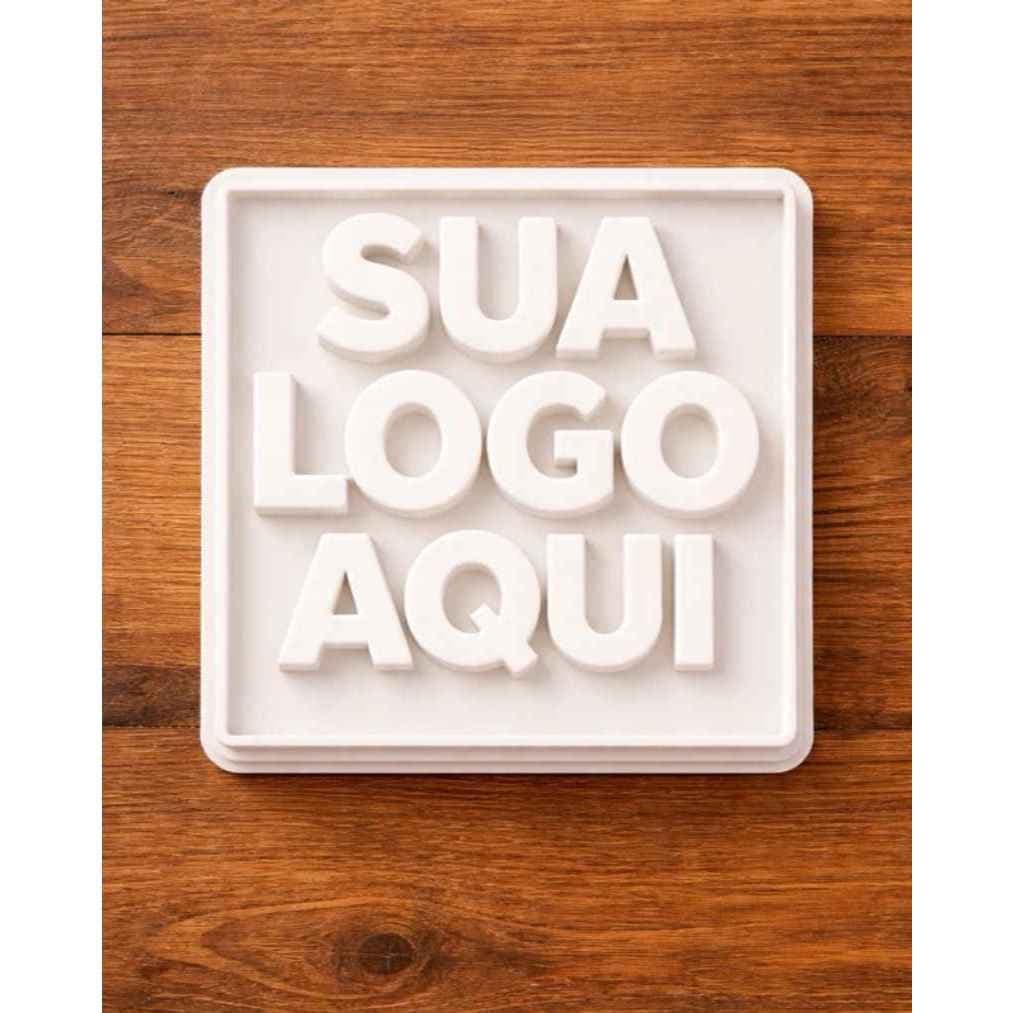 Cortador de Biscoito Personalizado + Carimbo da sua Logo ou Imagem Impressão 3D Ideal para Cookies Biscuit e Confeitaria