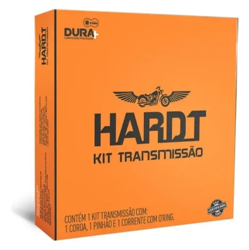 KIT RELAÇÃO COM RETENTOR TITAN/FAN 150 2004/2015 AÇO 1045