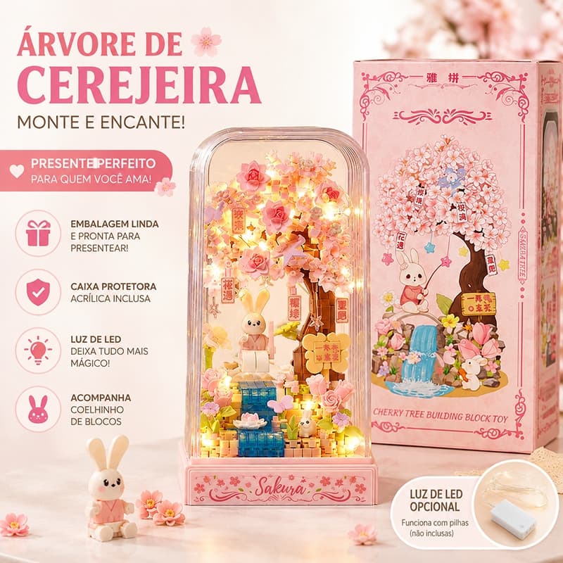 Flores brinquedo blocos de montar com acrílico transparente luz presentes baratos