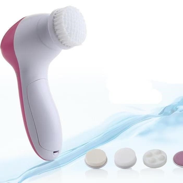 Aparelho de limpeza facial Escova Facial Elétrica Esfoliante Massageadora 5/1 Portátil