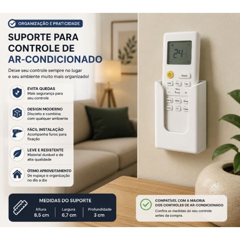 Suporte para Controle de Ar-Condicionado