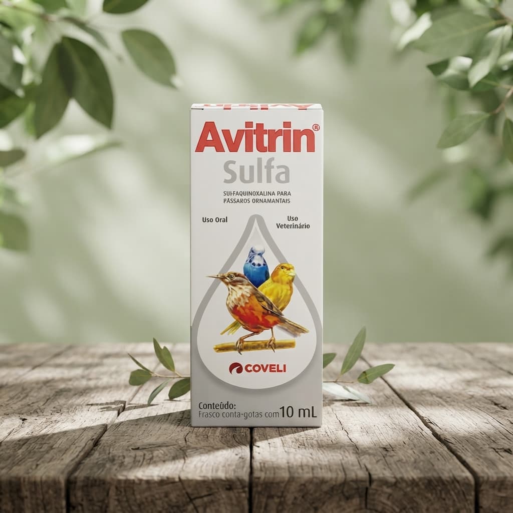 Avitrin Sulfa 10ml Coveli Medicamento Para Aves