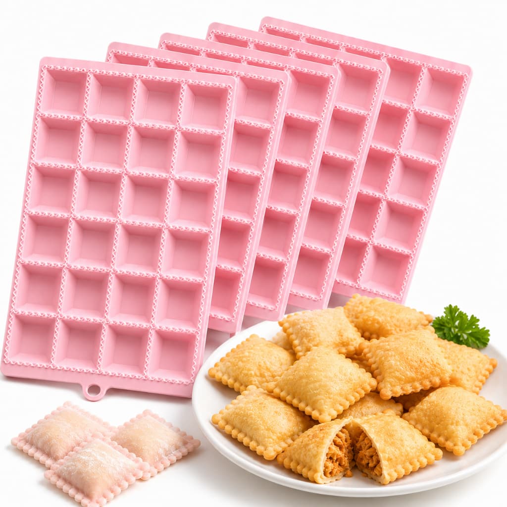 Kit 5 Formas de Ravioli e Mini Pastel