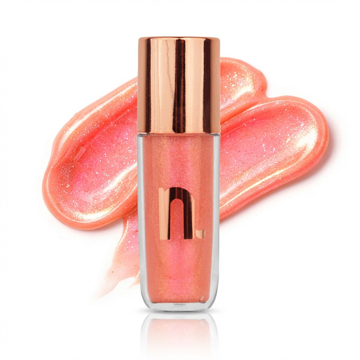 Nina Gloss Labial Instant Glow Sun Stone brilho confortável acabamento luminoso para realçar os