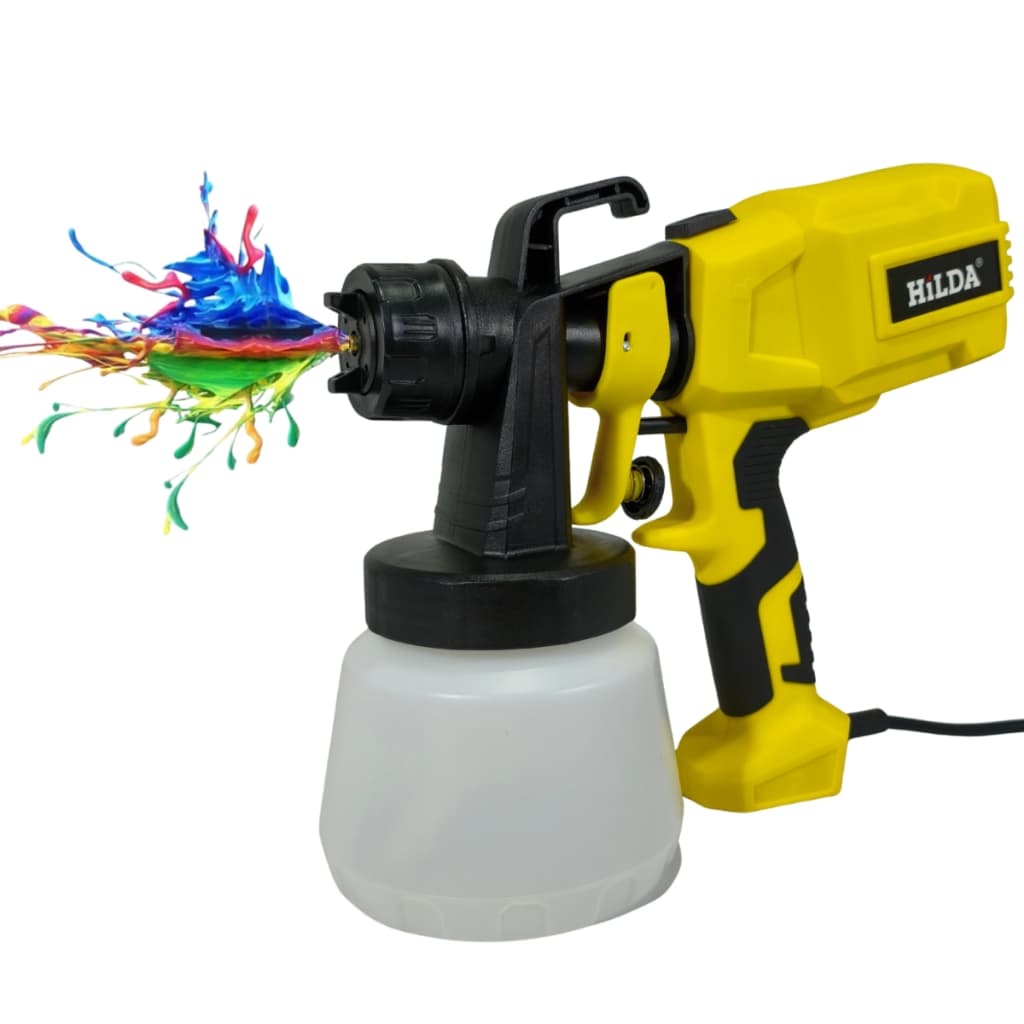Pulverizador De Tinta Elétrico Pistola De Pintura 500w Bico de metal 2.5mm HILDA
