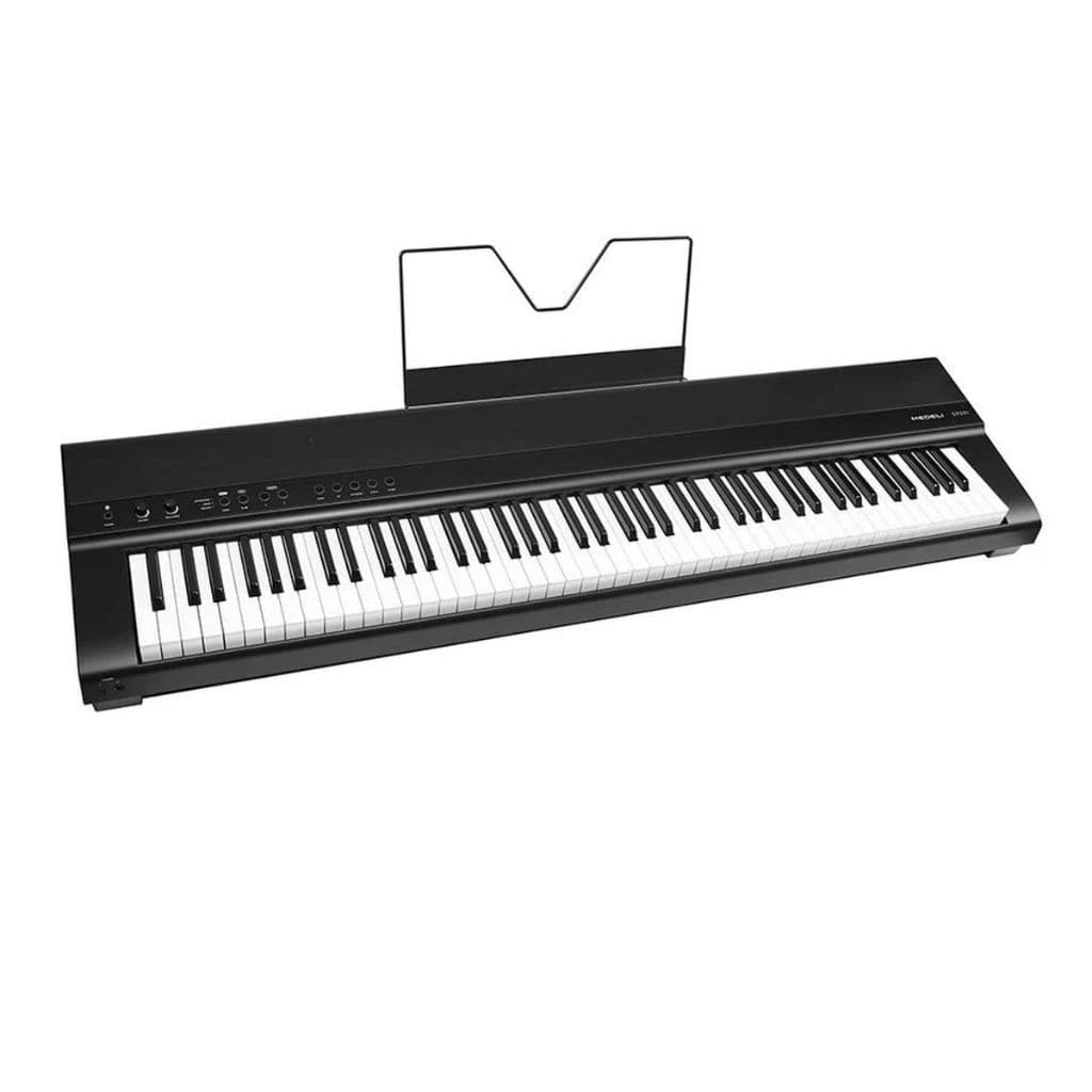 Piano Digital Medeli SP201 Slim 88 Teclas Ponderadas Ação Graduada 192 Notas Polifonia 20W+20W USB MIDI Preto