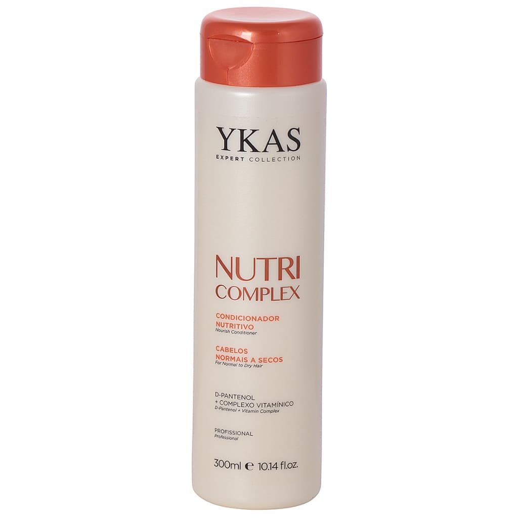 Ykas Condicionador Nutri Complex 300 ml- Condicionador Nutrição Cabelos Secos e Fracos