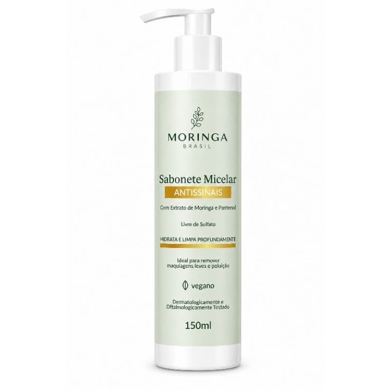 Sabonete Micelar Facial Antissinais LIMPEZA PROFUNDA + AÇÃO ANTIOXIDANTE 150ml