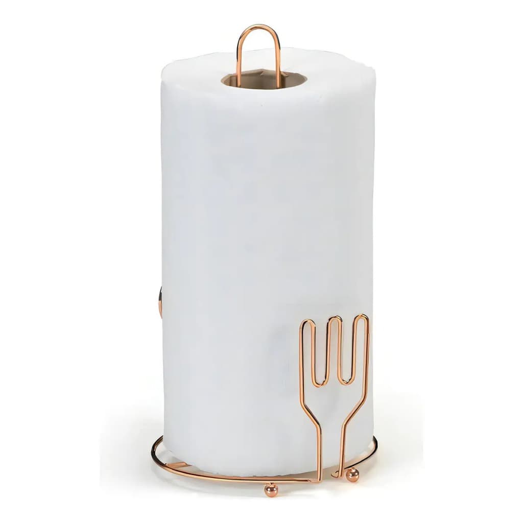 Porta Rolo De Papel Toalha Banheiro Querida Rose Gold Arthi