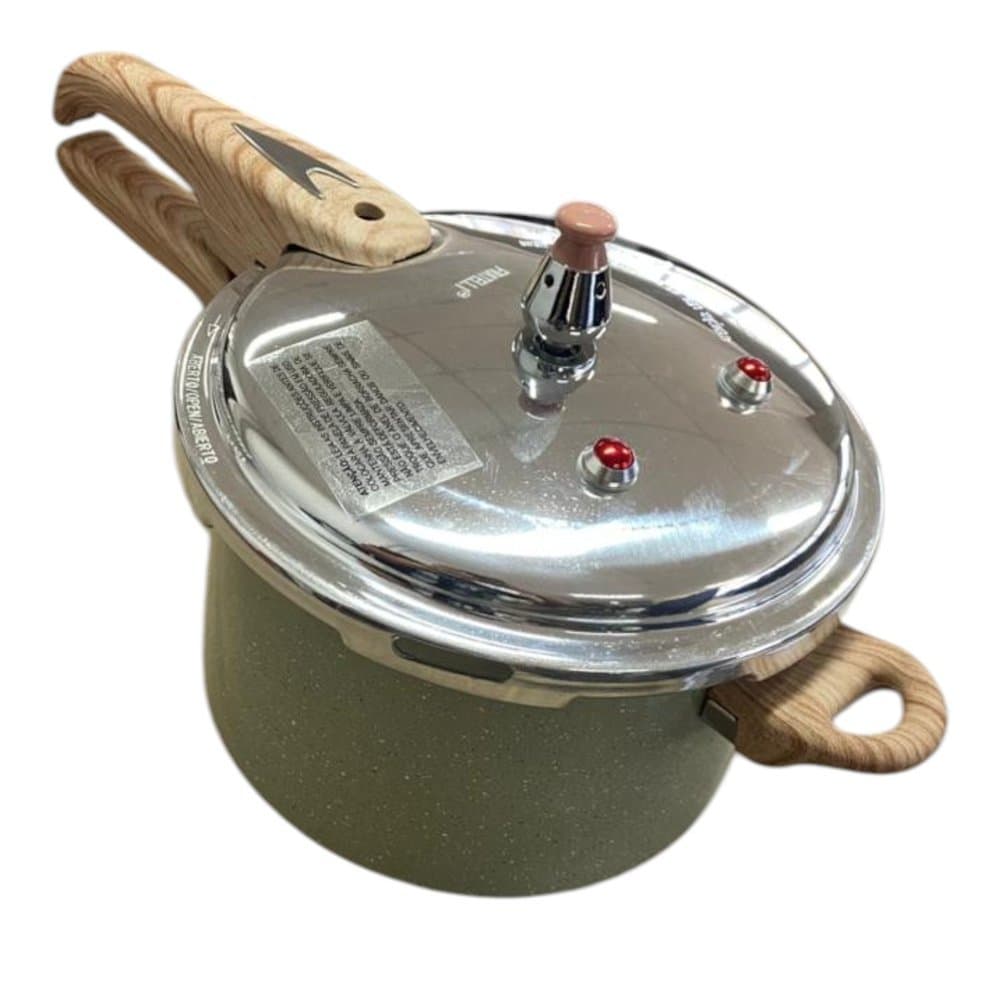 Panela de Pressão Max Chef Wood Indução 4,2L - Verde acinzentado - 1 Panela de Pressão Max Chef Wood Indução 4,2L - Verd