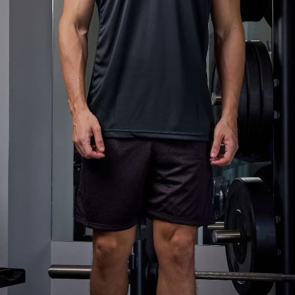 S2 Modas Bermuda Masculina Forrada Dry Fit Esportiva Furadinha Respirável e Confortável do M ao G1