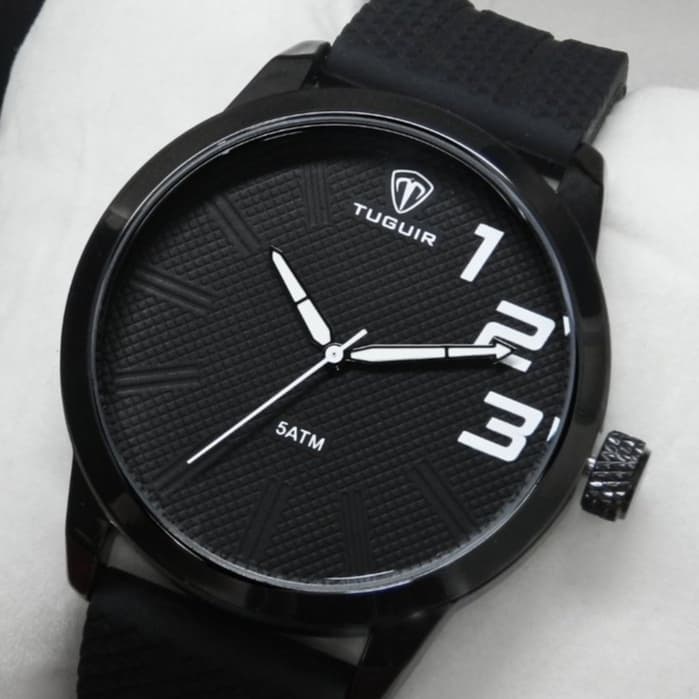 Relógio Masculino Tuguir Analógico TG224 Preto (Resistente à água 5ATM, Vintage, Luxuoso, Charmoso, Fashion)