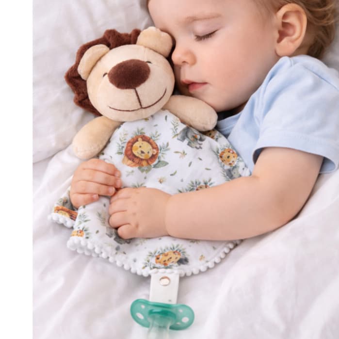 Naninha  Bebê Cheirinho de dormir Ursinho Leão Elefante Antialérgica Enxoval 28cm por 28cm