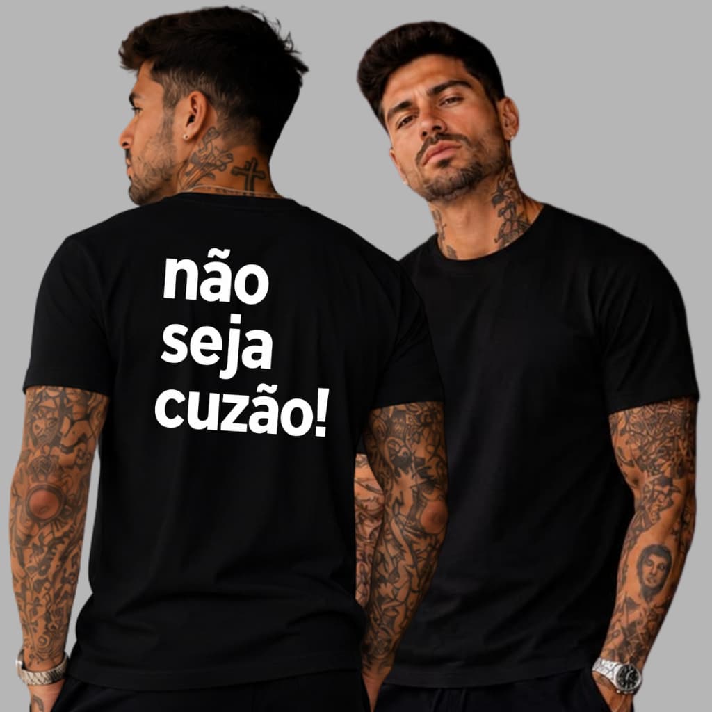 Camiseta Blusa Camisa Streetwar Oversized 100% Algodão Estiloso Masculino Unissex Estampado