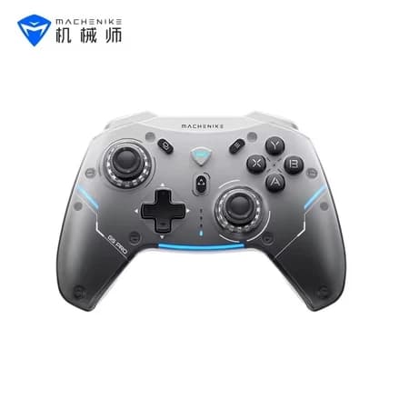 Controle Machenike G5 Pro Sem Fio Preto Hall Effect RGB Tri Mode Micro Switch Para Pc Ios Android