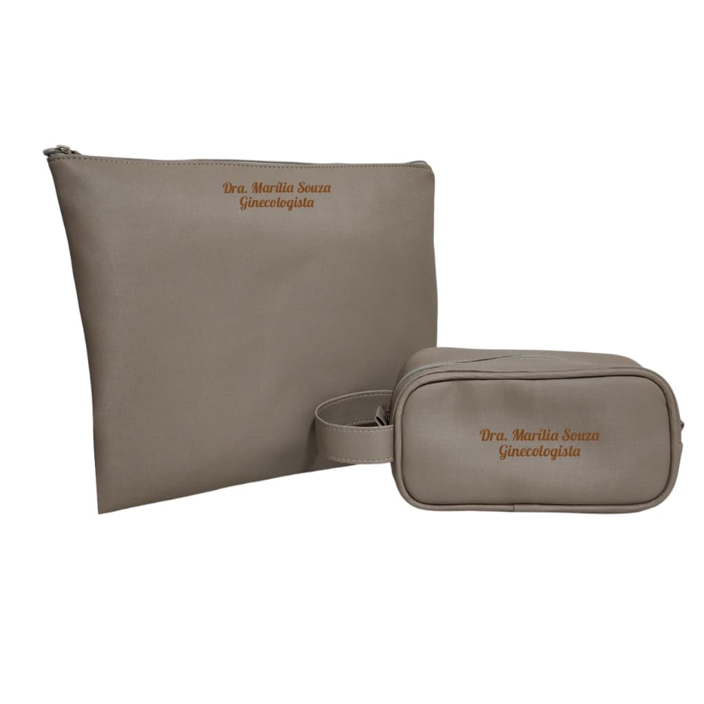 kit Porta Jaleco + Estojo Porta esteto esfigmo personalizado medicina enfermagem porta scrub ondonto