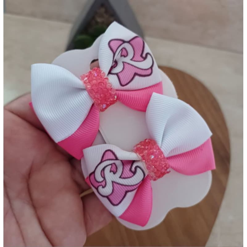 laço infantil Emily vick youtuber os rosas/parzinho de laço infantil rosa/tiara laço em pé infantil Emily vick