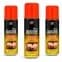 Combo com 3 Silicone Protetivo Spray 65ml Orbi Carro Novo