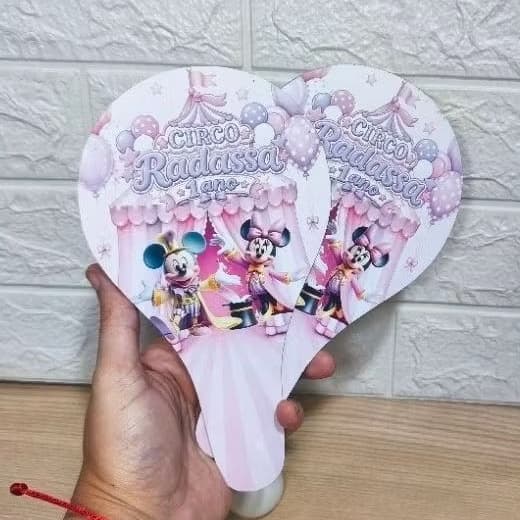 Raquete Ping Pong Personalizada Lembrancinha Festa Infantil Kit com Bolinha Nome e Idade Qualquer Tema