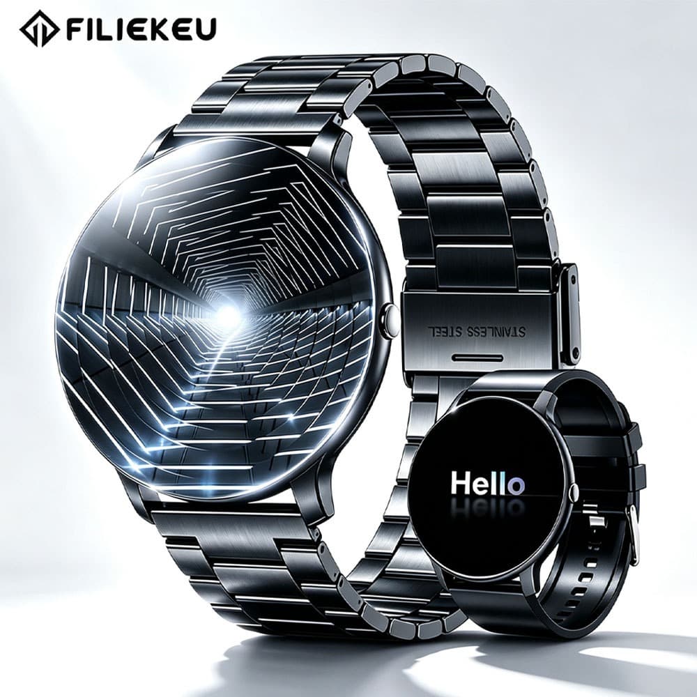 Smartwatch Esportivo Masculino à Prova d'Água Conecta-se ao celular via Bluetooth Relógio