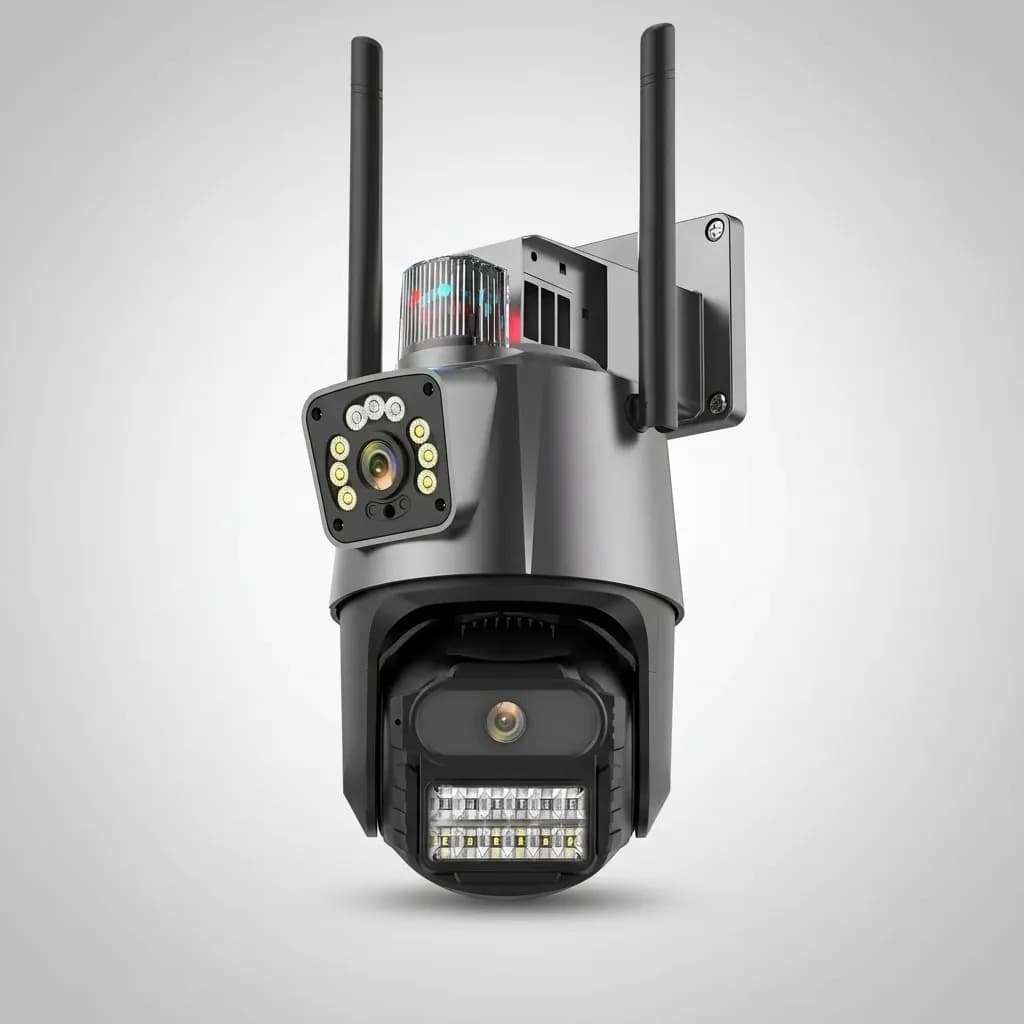 Câmera de Segurança WiFi P11 Lente Dupla 6MP – Monitoramento Inteligente com Visão Noturna