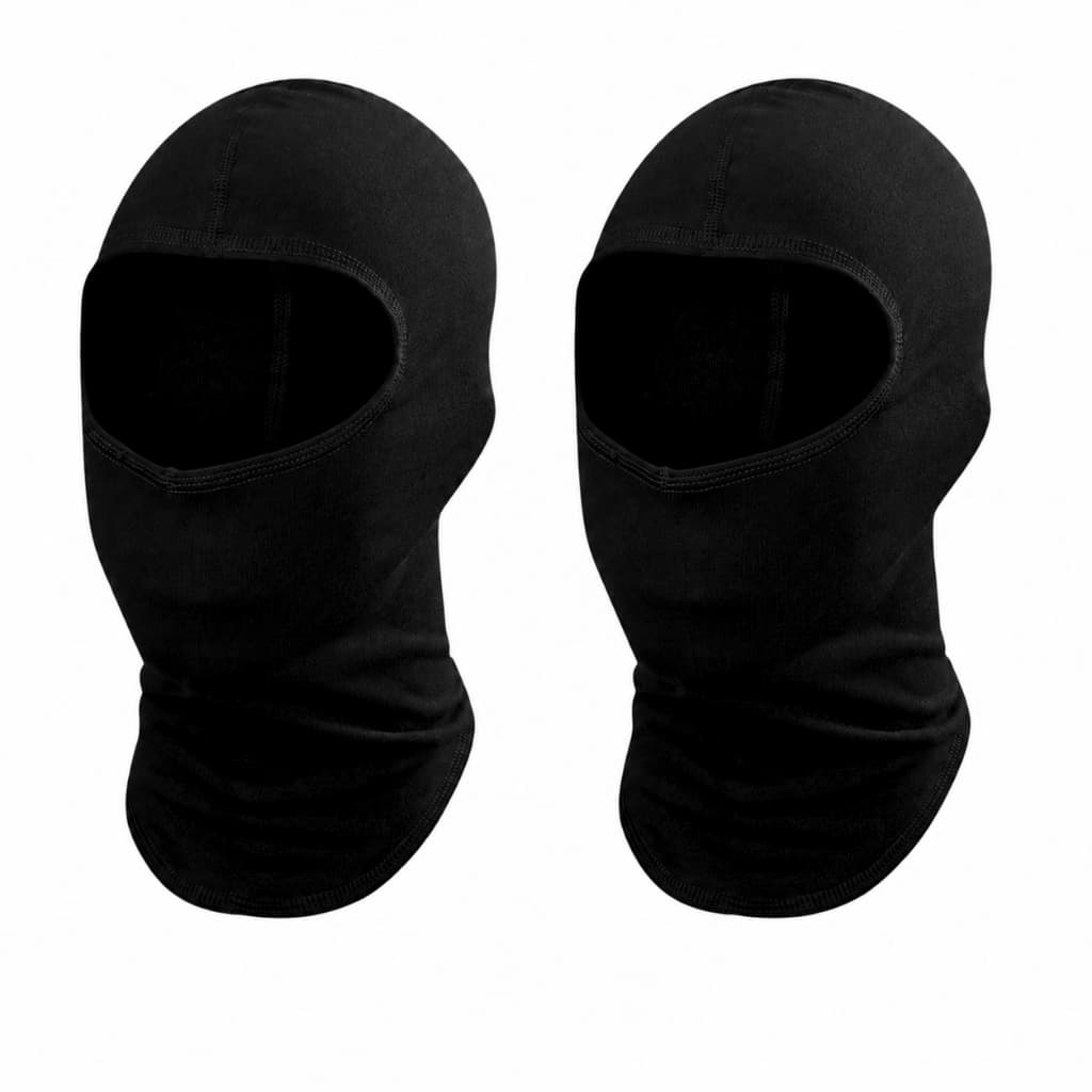 Kit 2 Balaclavas Touca Ninja Motoboy Motoqueiro Proteção Contra Frio e Vento Unissex
