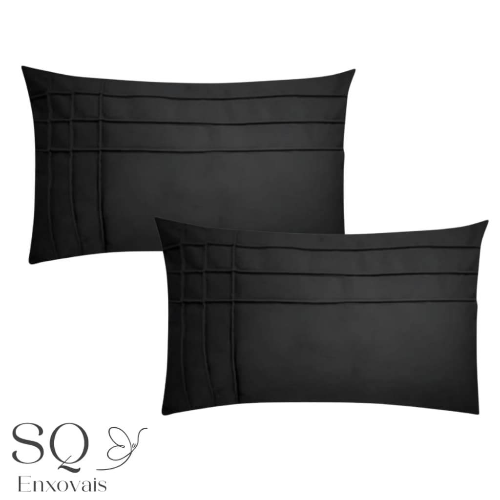 Kit Com 2 Capas De Baguete Drapeada II 45X30 cm