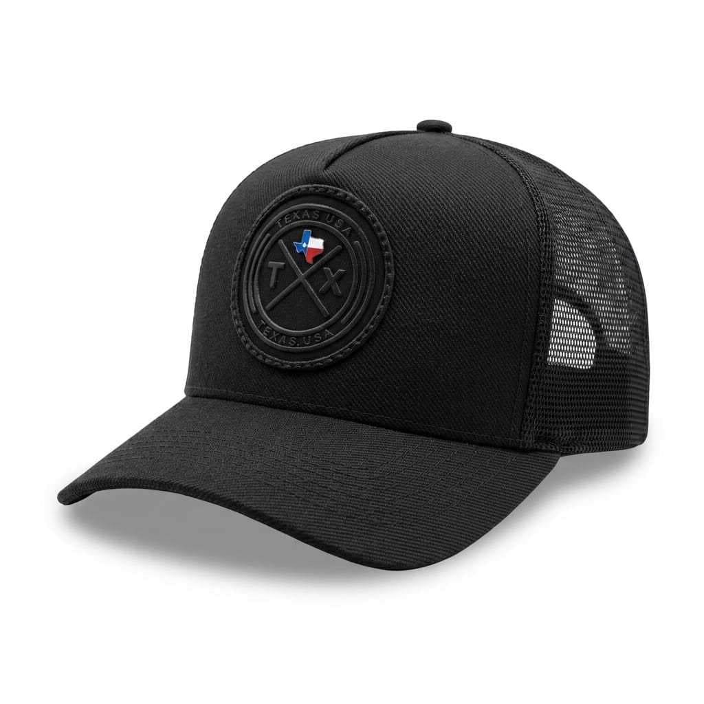 Boné Texas USA Original Country Telinha chapéu Masculino Tela Preto Trucker envio Imediato