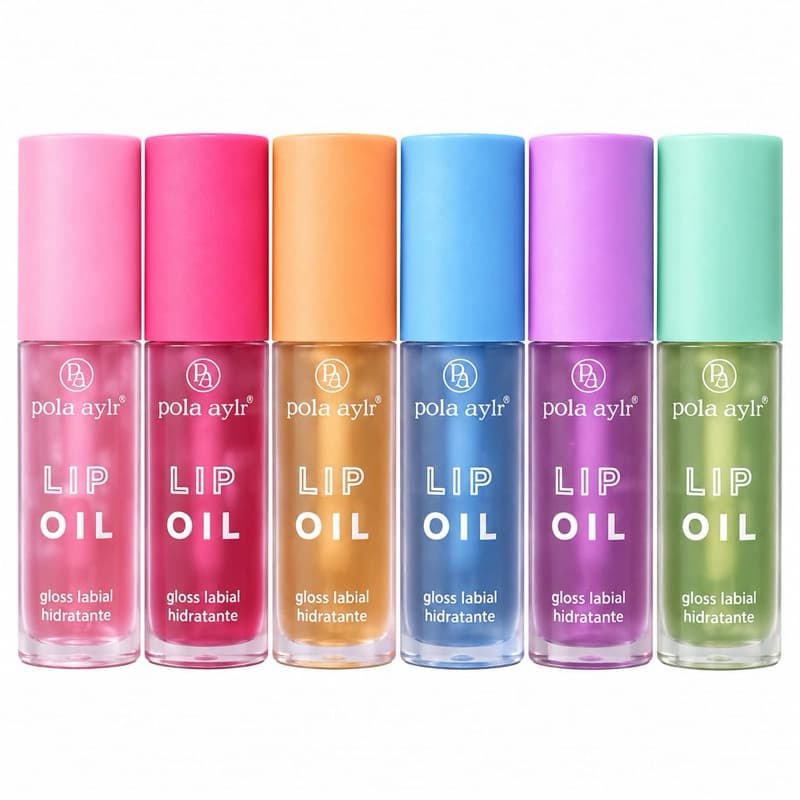 Gloss Lip Oil Hidratante Labial Pao Aylr Brilho Glossy Efeito Lábios Macios kit 2 Un
