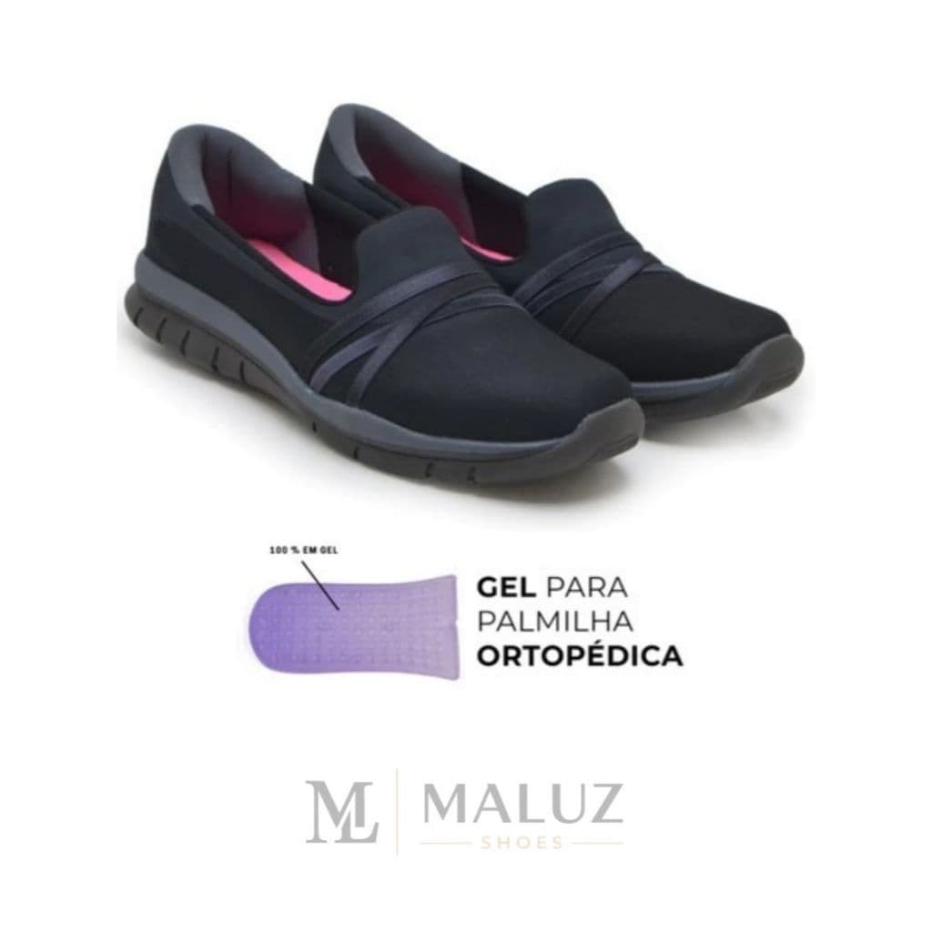 Tênis Sapatilha Feminina Slip On + Palmilha em Gel