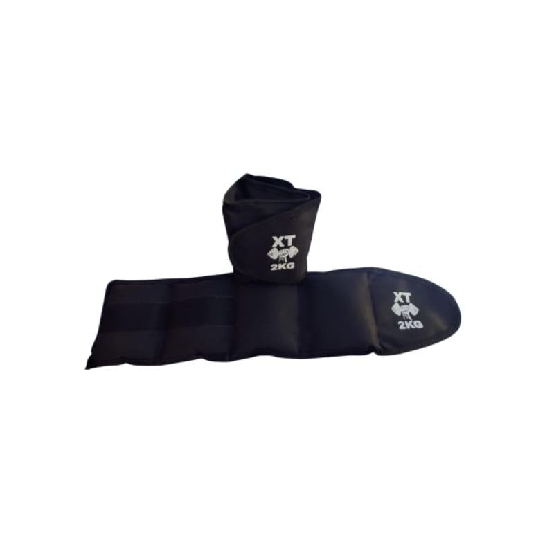 Par de Caneleira Funcional Crossfit Fisioterapia 2kg Preto