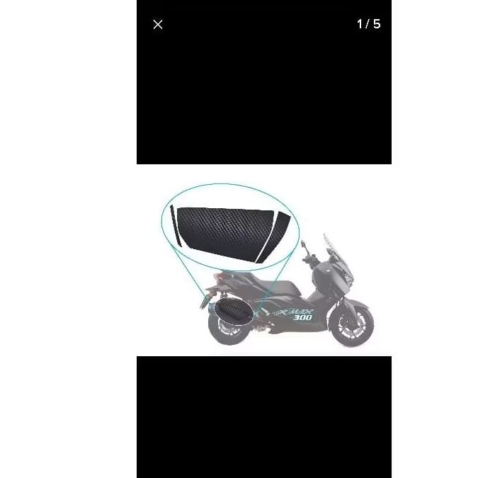 Adesivo Protetor de Escapamento Xmax 300 Yamaha Moto