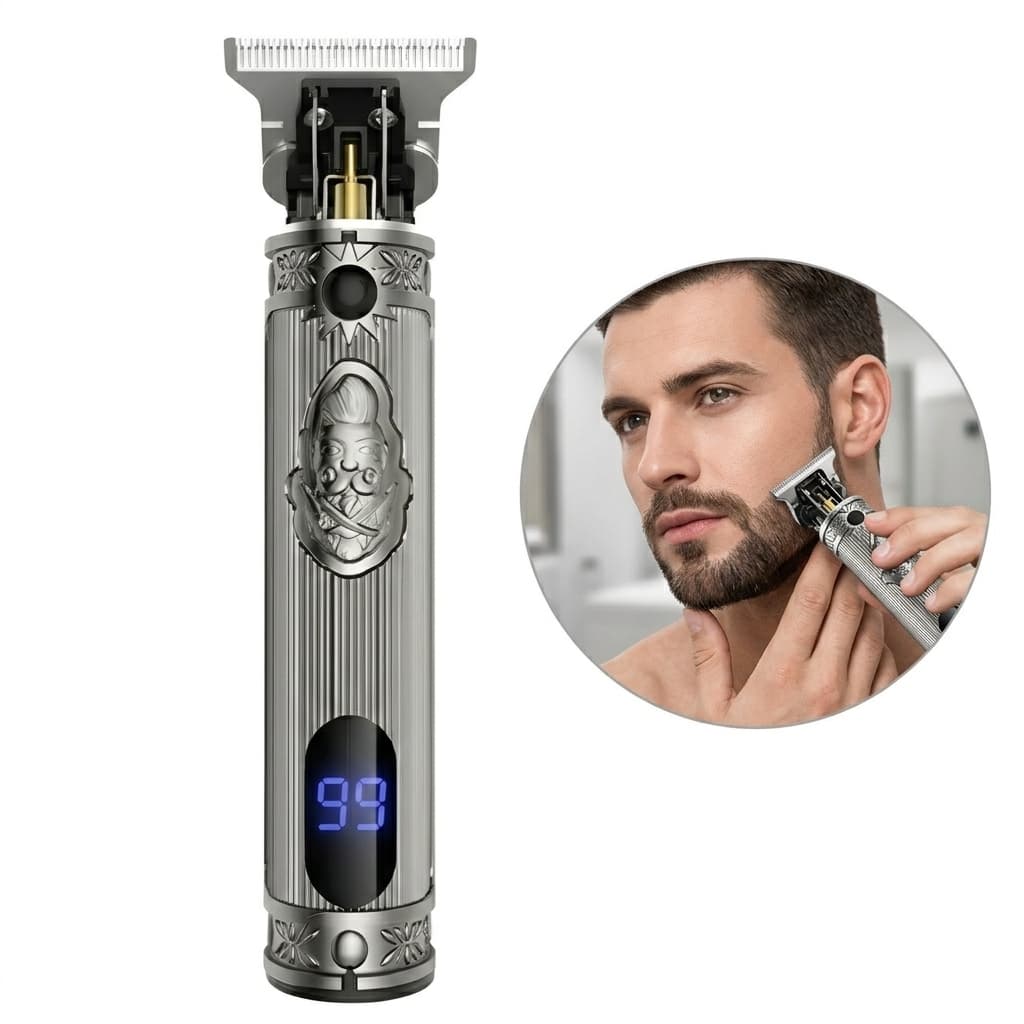 Máquina Kemei 700H Profissional LED Original Para Cabelo e Barba Com Envio Imediato