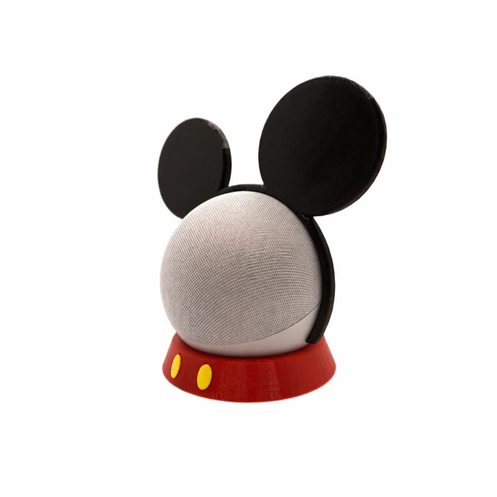 Orelhas Mickey para Alexa Echo Dot 4 | Suporte Decorativo Compatível com Echo Dot 4ª Geração