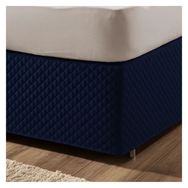 Saia Pra Cama Box Com Elástico Matelado Ultrassônico Tecido Microfibra 1 Peça