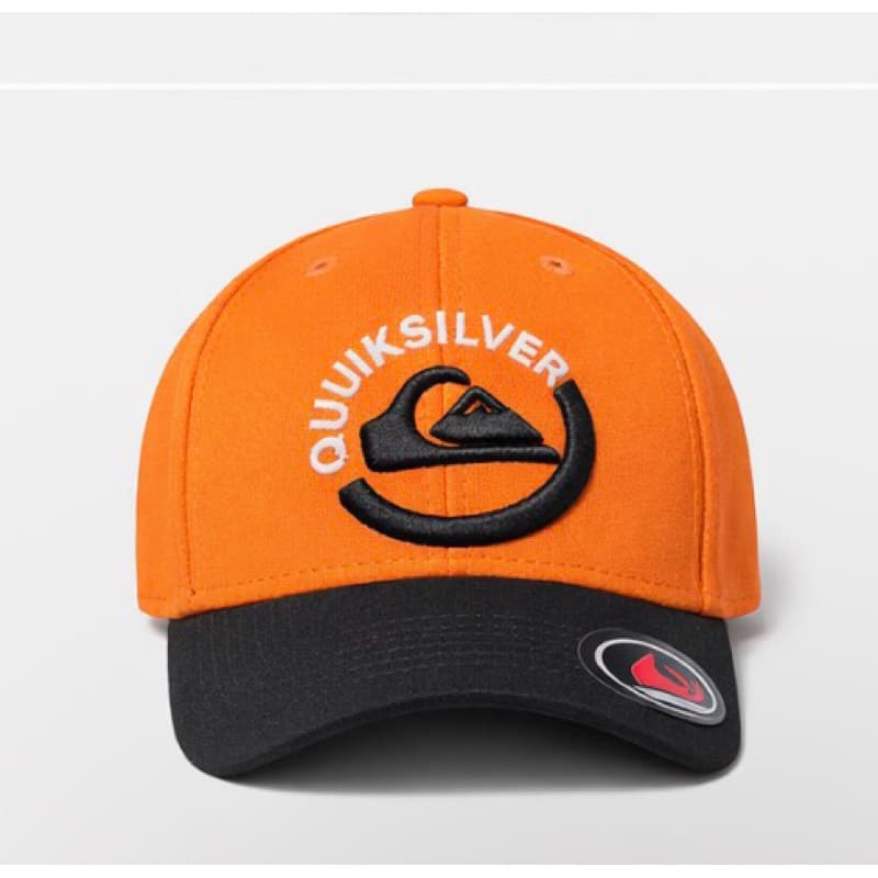 Boné Quiksilver Flex Fit M Letreiro Aba Curva Tamanho M adulto Fechado