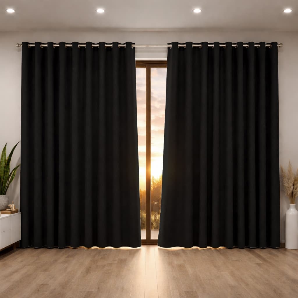 Cortina Sala 80% Blackout 4,00m x 2,50m Tecido Semi Blackout