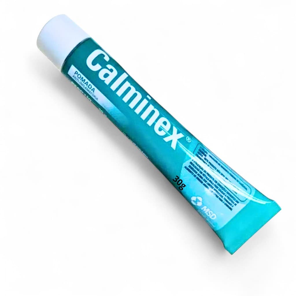 Calminex Pomada Dores Musculares Anti-inflamatória Uso Veterinário - 30g