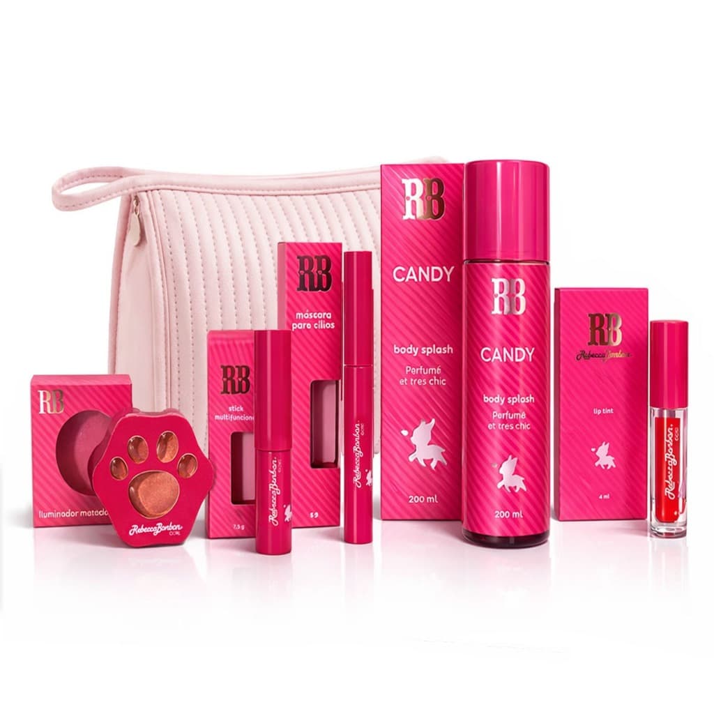 Kit de Maquiagem Rb Rebecca Bonbon Meninas Lançamento
