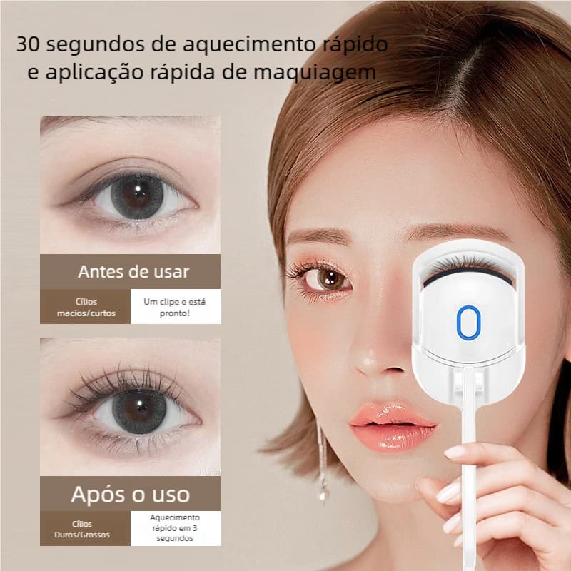 Curvador Cílios Térmico Aquecido Elétrico Curvex - Profissional para Maquiagem
