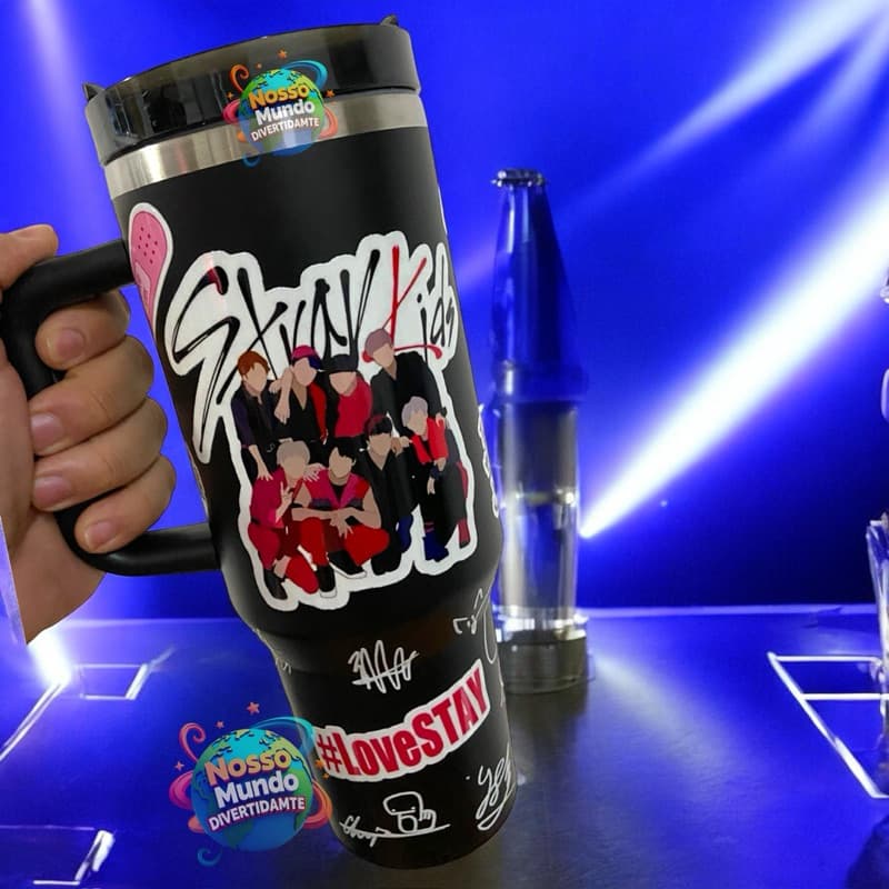 Copo Térmico 1200 ml Personalizado Stray Kids