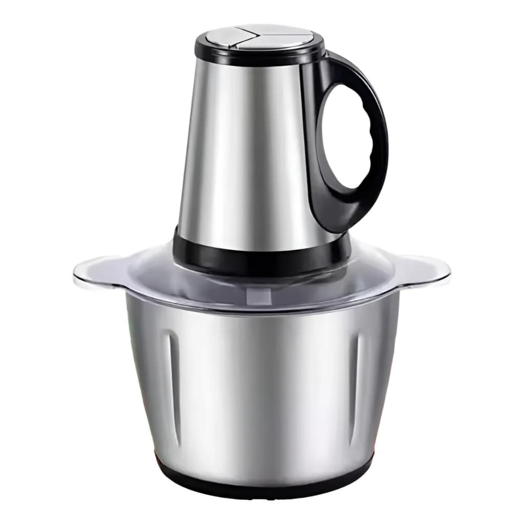 Multiprocessador Mixer Moedor Elétrico 5 Litros Picador Triturador de Carne Legumes Inox 110v ou 220v