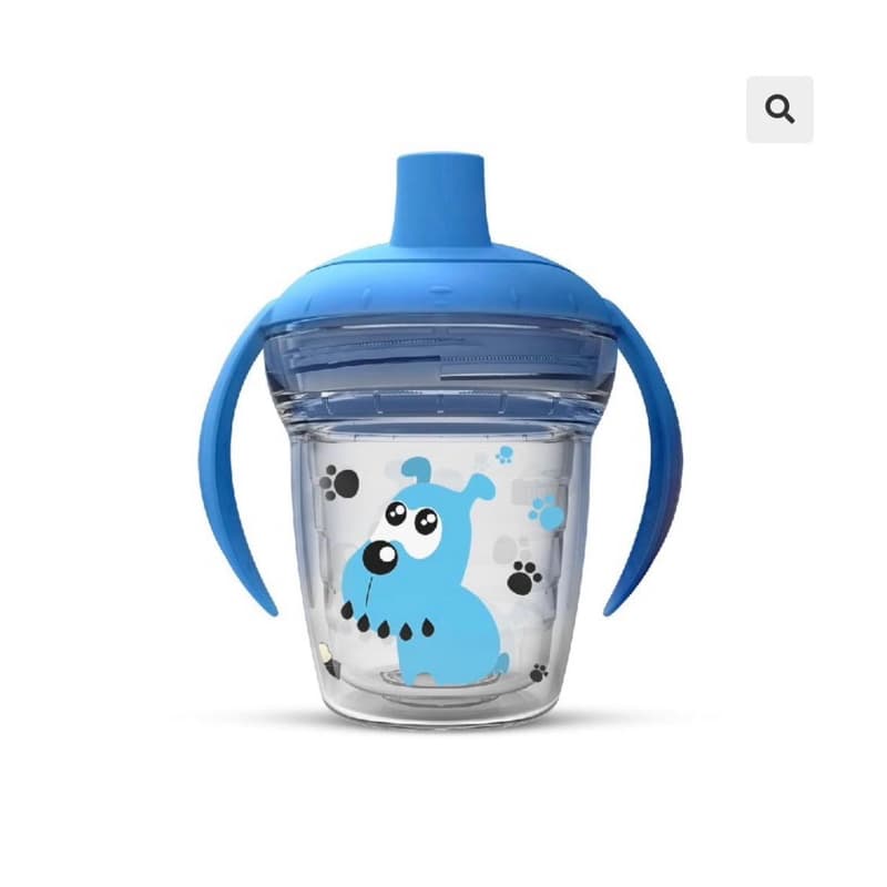 Copo Infantil com Alça e Bico Turma da Mônica 300ml – Copo de Treinamento Antivazamento para Bebês
