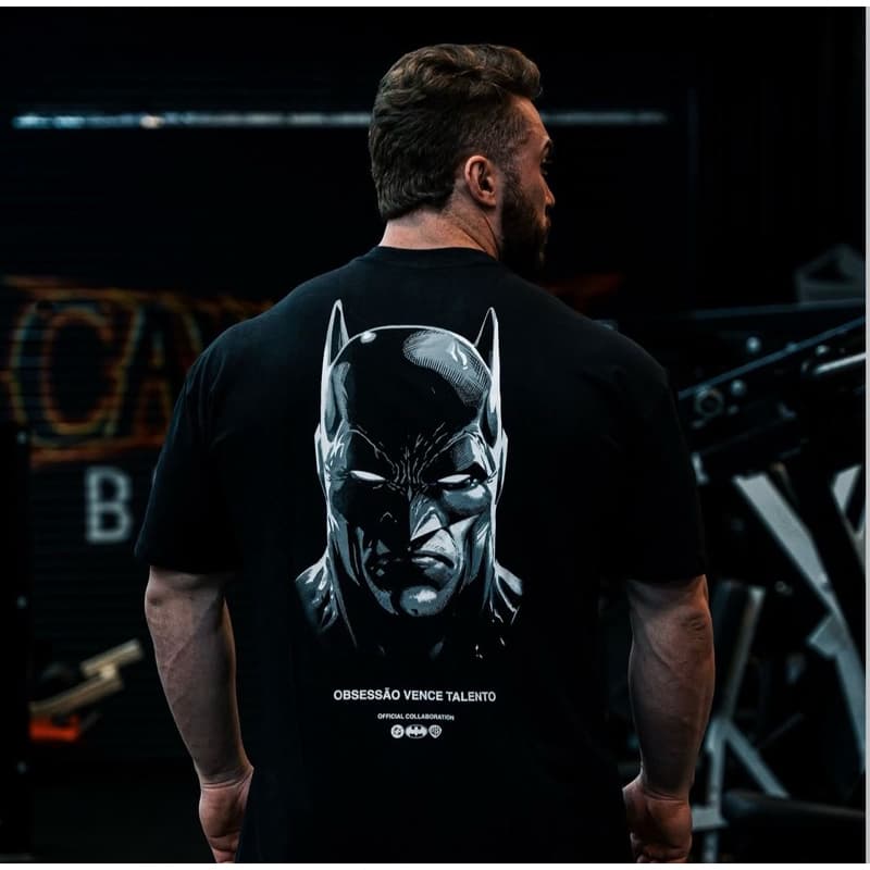 Camiseta Masculina Batmann Super Herói Obsessão Vence Talento 100% Algodão Premium Lançamento Envio Rápido Estilosa