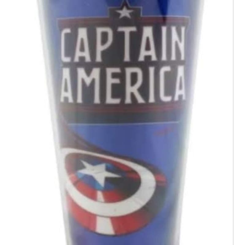 Copo Canudo Capitão América Vingadores Zona Criativa (sem caixa)